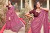 Ganga 51 By 5d Designer Simmer Chiffon Saree Wholesale Suppliers In Mumbai